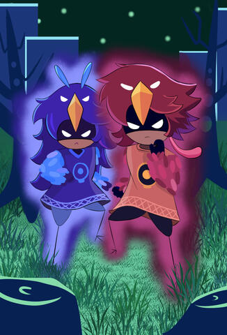 Cell Shading, 2x Full Body, Complicated BG, $23